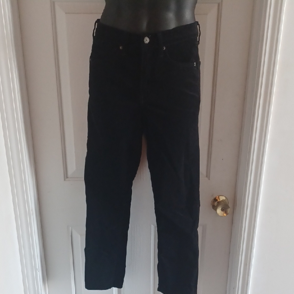GAP Black Vintage Slim High Rise Corduroy Pants - Picture 3 of 7